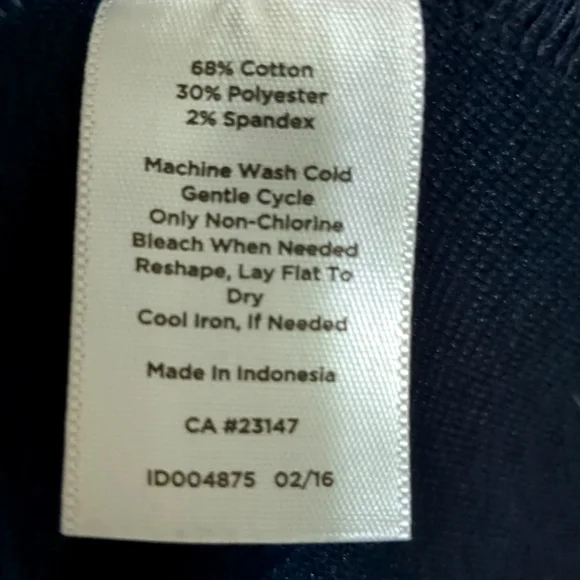 Talbots Navy Blue Dress Size 2X - Picture 6 of 6